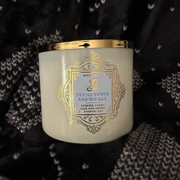 White Barn Accents New White Barn Eucalyptus Snowfall 3wick Candle
